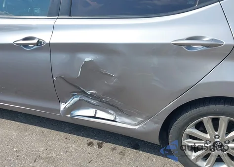 2014 Hyundai Elantra Se from USA, damaged, VIN KMHDH4AE8EU156827